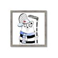Picture of Hockey Beaver _GroupedProduct_Square_Mini_ _GroupedProduct_Square_Framed_Matted_