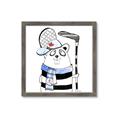 Picture of Hockey Beaver _GroupedProduct_Square_Mini_ _GroupedProduct_Square_Framed_Matted_
