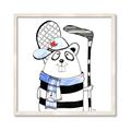 Picture of Hockey Beaver _GroupedProduct_Square_Mini_ _GroupedProduct_Square_Framed_Matted_