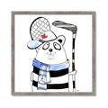 Picture of Hockey Beaver _GroupedProduct_Square_Mini_ _GroupedProduct_Square_Framed_Matted_