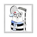 Picture of Hockey Beaver _GroupedProduct_Square_Mini_ _GroupedProduct_Square_Framed_Matted_