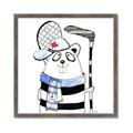 Picture of Hockey Beaver _GroupedProduct_Square_Mini_ _GroupedProduct_Square_Framed_Matted_