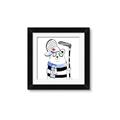 Picture of Hockey Beaver _GroupedProduct_Square_Mini_ _GroupedProduct_Square_Framed_Matted_