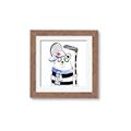 Picture of Hockey Beaver _GroupedProduct_Square_Mini_ _GroupedProduct_Square_Framed_Matted_