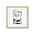 Picture of Hockey Beaver _GroupedProduct_Square_Mini_ _GroupedProduct_Square_Framed_Matted_