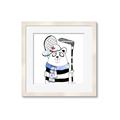 Picture of Hockey Beaver _GroupedProduct_Square_Mini_ _GroupedProduct_Square_Framed_Matted_