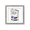 Picture of Hockey Beaver _GroupedProduct_Square_Mini_ _GroupedProduct_Square_Framed_Matted_
