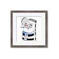 Picture of Hockey Beaver _GroupedProduct_Square_Mini_ _GroupedProduct_Square_Framed_Matted_