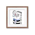 Picture of Hockey Beaver _GroupedProduct_Square_Mini_ _GroupedProduct_Square_Framed_Matted_