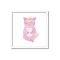 Picture of Farm Pig _GroupedProduct_Square_Mini_ _GroupedProduct_Square_Framed_Matted_