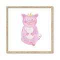 Picture of Farm Pig _GroupedProduct_Square_Mini_ _GroupedProduct_Square_Framed_Matted_