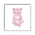 Picture of Farm Pig _GroupedProduct_Square_Mini_ _GroupedProduct_Square_Framed_Matted_