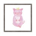 Picture of Farm Pig _GroupedProduct_Square_Mini_ _GroupedProduct_Square_Framed_Matted_