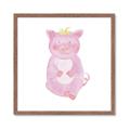 Picture of Farm Pig _GroupedProduct_Square_Mini_ _GroupedProduct_Square_Framed_Matted_