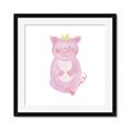 Picture of Farm Pig _GroupedProduct_Square_Mini_ _GroupedProduct_Square_Framed_Matted_