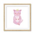 Picture of Farm Pig _GroupedProduct_Square_Mini_ _GroupedProduct_Square_Framed_Matted_