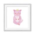 Picture of Farm Pig _GroupedProduct_Square_Mini_ _GroupedProduct_Square_Framed_Matted_