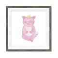 Picture of Farm Pig _GroupedProduct_Square_Mini_ _GroupedProduct_Square_Framed_Matted_