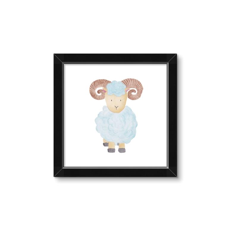 Picture of Farm Sheep _GroupedProduct_Square_Mini_ _GroupedProduct_Square_Framed_Matted_
