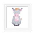 Picture of Farm Cow _GroupedProduct_Square_Mini_ _GroupedProduct_Square_Framed_Matted_