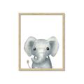 Picture of Sweet Elephant _GroupedProduct_Rectangle_Portrait_Framed_Matted_