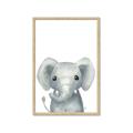 Picture of Sweet Elephant _GroupedProduct_Rectangle_Portrait_Framed_Matted_