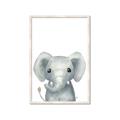 Picture of Sweet Elephant _GroupedProduct_Rectangle_Portrait_Framed_Matted_