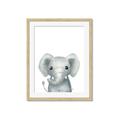 Picture of Sweet Elephant _GroupedProduct_Rectangle_Portrait_Framed_Matted_