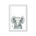 Picture of Sweet Elephant _GroupedProduct_Rectangle_Portrait_Framed_Matted_