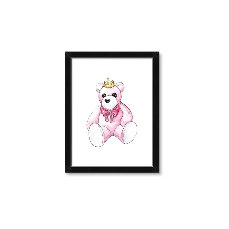 Picture of Pink Teddy _GroupedProduct_Rectangle_Portrait_Mini_ _GroupedProduct_Rectangle_Portrait_Framed_Matted_