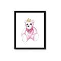 Picture of Pink Teddy _GroupedProduct_Rectangle_Portrait_Mini_ _GroupedProduct_Rectangle_Portrait_Framed_Matted_
