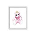 Picture of Pink Teddy _GroupedProduct_Rectangle_Portrait_Mini_ _GroupedProduct_Rectangle_Portrait_Framed_Matted_