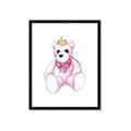 Picture of Pink Teddy _GroupedProduct_Rectangle_Portrait_Mini_ _GroupedProduct_Rectangle_Portrait_Framed_Matted_