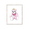 Picture of Pink Teddy _GroupedProduct_Rectangle_Portrait_Mini_ _GroupedProduct_Rectangle_Portrait_Framed_Matted_
