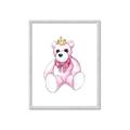 Picture of Pink Teddy _GroupedProduct_Rectangle_Portrait_Mini_ _GroupedProduct_Rectangle_Portrait_Framed_Matted_