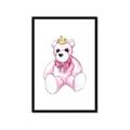 Picture of Pink Teddy _GroupedProduct_Rectangle_Portrait_Mini_ _GroupedProduct_Rectangle_Portrait_Framed_Matted_