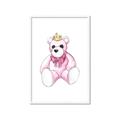Picture of Pink Teddy _GroupedProduct_Rectangle_Portrait_Mini_ _GroupedProduct_Rectangle_Portrait_Framed_Matted_