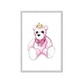 Picture of Pink Teddy _GroupedProduct_Rectangle_Portrait_Mini_ _GroupedProduct_Rectangle_Portrait_Framed_Matted_