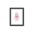 Picture of Pink Teddy _GroupedProduct_Rectangle_Portrait_Mini_ _GroupedProduct_Rectangle_Portrait_Framed_Matted_