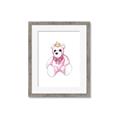 Picture of Pink Teddy _GroupedProduct_Rectangle_Portrait_Mini_ _GroupedProduct_Rectangle_Portrait_Framed_Matted_