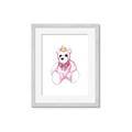 Picture of Pink Teddy _GroupedProduct_Rectangle_Portrait_Mini_ _GroupedProduct_Rectangle_Portrait_Framed_Matted_