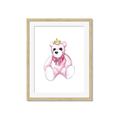 Picture of Pink Teddy _GroupedProduct_Rectangle_Portrait_Mini_ _GroupedProduct_Rectangle_Portrait_Framed_Matted_