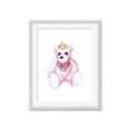 Picture of Pink Teddy _GroupedProduct_Rectangle_Portrait_Mini_ _GroupedProduct_Rectangle_Portrait_Framed_Matted_