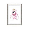 Picture of Pink Teddy _GroupedProduct_Rectangle_Portrait_Mini_ _GroupedProduct_Rectangle_Portrait_Framed_Matted_