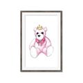 Picture of Pink Teddy _GroupedProduct_Rectangle_Portrait_Mini_ _GroupedProduct_Rectangle_Portrait_Framed_Matted_
