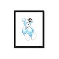 Picture of Blue Teddy _GroupedProduct_Rectangle_Portrait_Mini_ _GroupedProduct_Rectangle_Portrait_Framed_Matted_