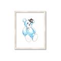 Picture of Blue Teddy _GroupedProduct_Rectangle_Portrait_Mini_ _GroupedProduct_Rectangle_Portrait_Framed_Matted_