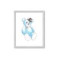 Picture of Blue Teddy _GroupedProduct_Rectangle_Portrait_Mini_ _GroupedProduct_Rectangle_Portrait_Framed_Matted_