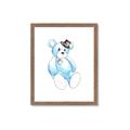 Picture of Blue Teddy _GroupedProduct_Rectangle_Portrait_Mini_ _GroupedProduct_Rectangle_Portrait_Framed_Matted_
