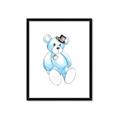 Picture of Blue Teddy _GroupedProduct_Rectangle_Portrait_Mini_ _GroupedProduct_Rectangle_Portrait_Framed_Matted_